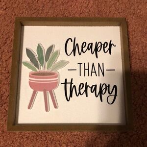 Cheaper Than Therapy,🎁Plant Lady Picture